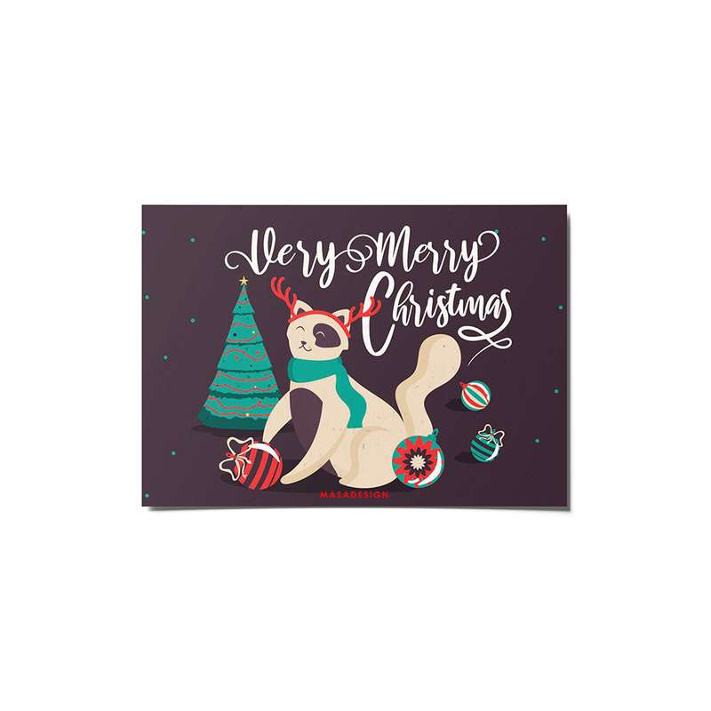 کارت پستال ماسا دیزاین مدل venus0611 طرح christmas