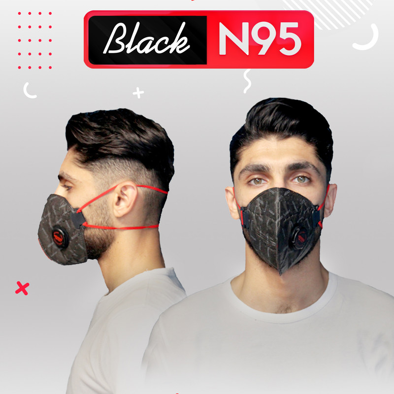 ماسک تنفسی مداکس مدل 95 بسته 18 عددی