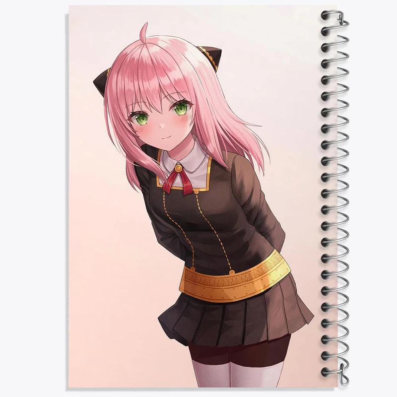 دفتر نت موسیقی 50 برگ خندالو مدل انیالوید انیمه اسپای ایکس فمیلی Spy X Family کد 22218