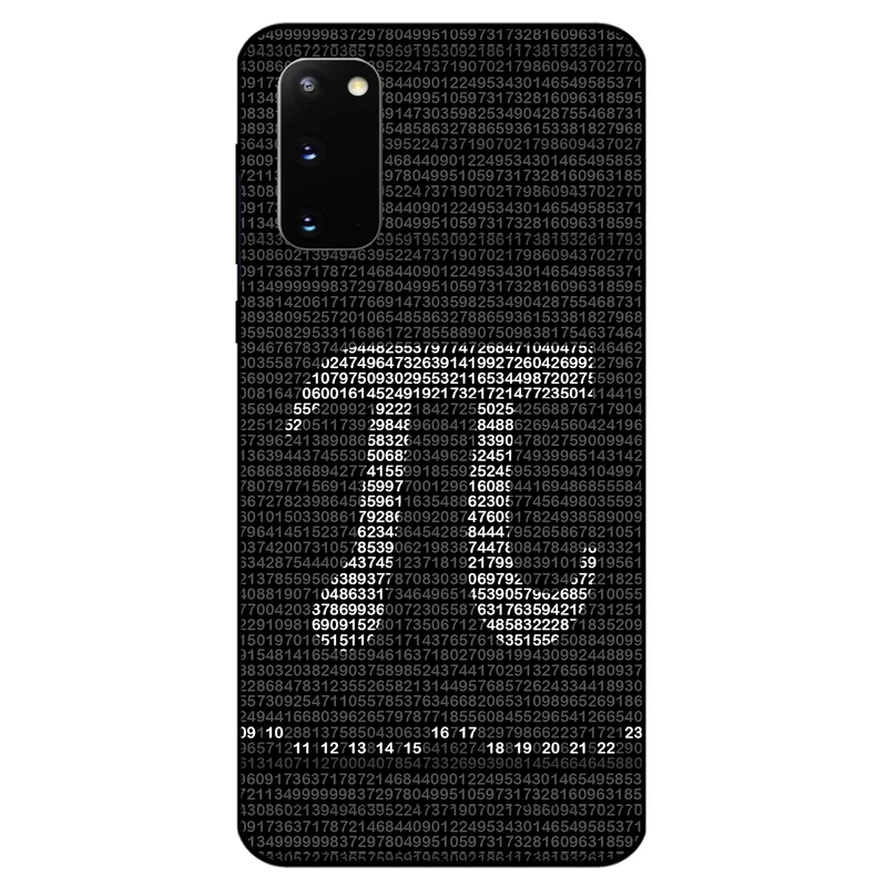 کاور مگافون طرح عدد پی مدل 7240 مناسب برای گوشی موبایل سامسونگ Galaxy S20