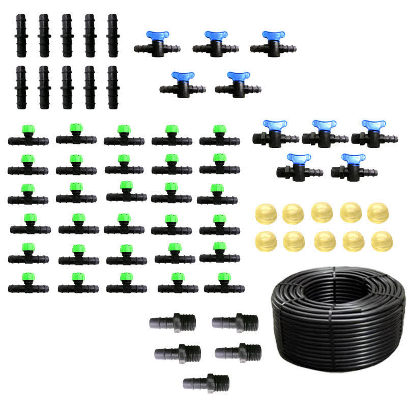 پک لوازم آبیاری مدل قطره ای مجموعه66 عددی