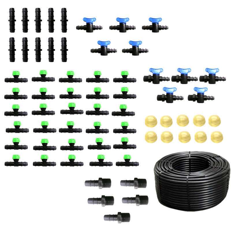 پک لوازم آبیاری مدل قطره ای مجموعه66 عددی
