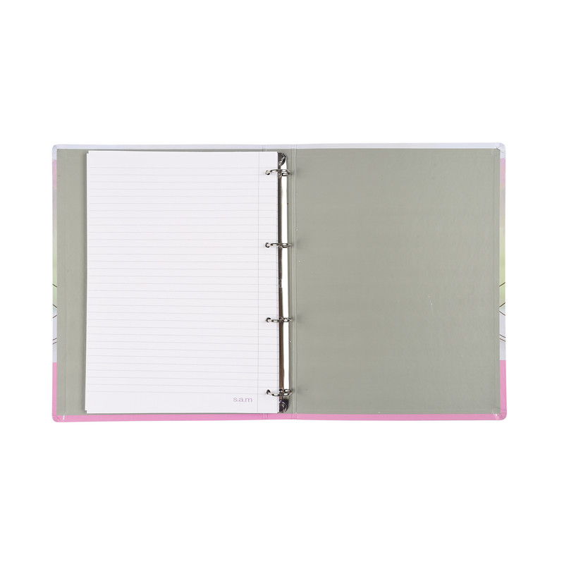 دفتر کلاسوری 80 برگ سم طرح Take it Easy