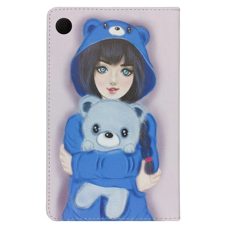 کیف کلاسوری مدل دختر فانتزی کد G-124 مناسب برای تبلت سامسونگ Galaxy Tab A9 / X115