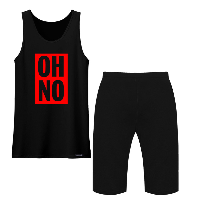 ست تاپ و شلوارک مردانه 27 مدل Oh No کد MH1291