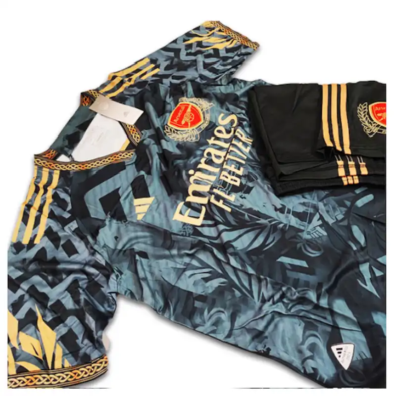 ست تی شرت آستین کوتاه و شلوارک ورزشی مردانه مدل آرسنال Concept 2 2024