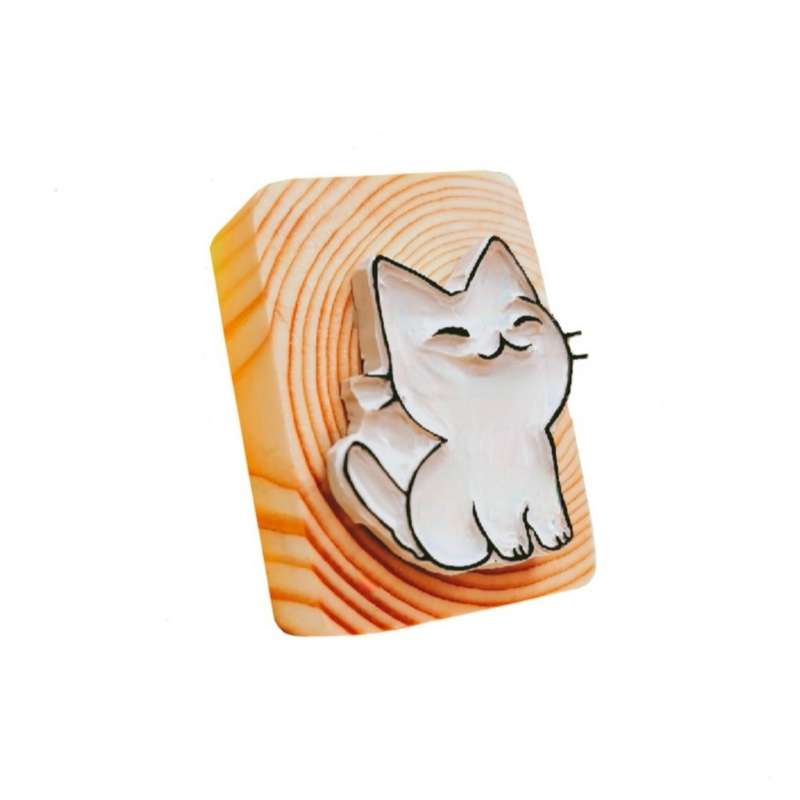 مهر لینو طرح گربه ملوس کد 1019 مهر لینو طرح گربه ملوس کد 1019