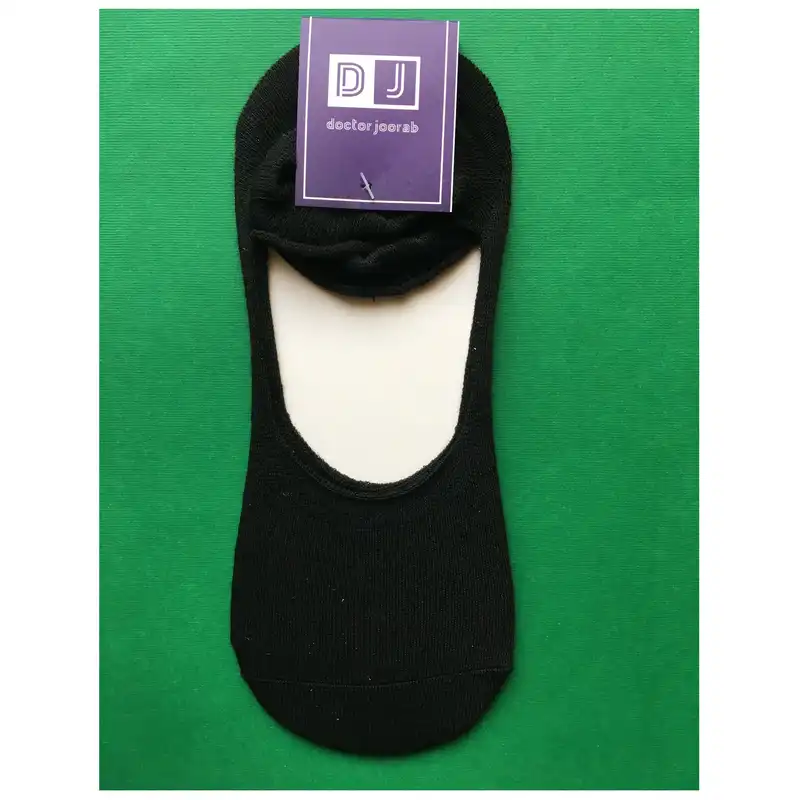 جوراب کالج زنانه دکتر جوراب مدل بند دار رنگ مشکی