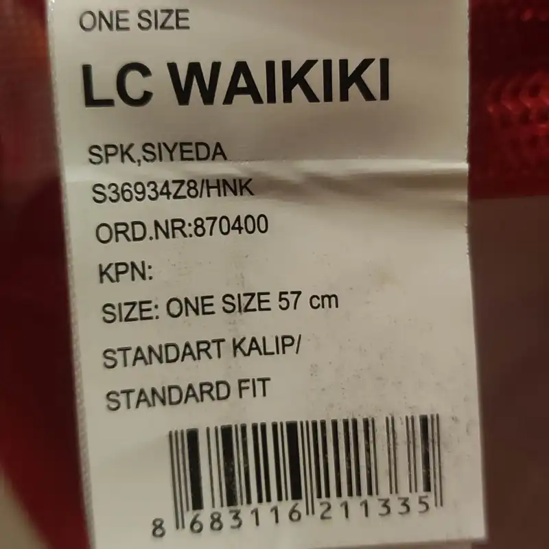 کلاه ال سی وایکیکی مدل تور دار ضد تعریق