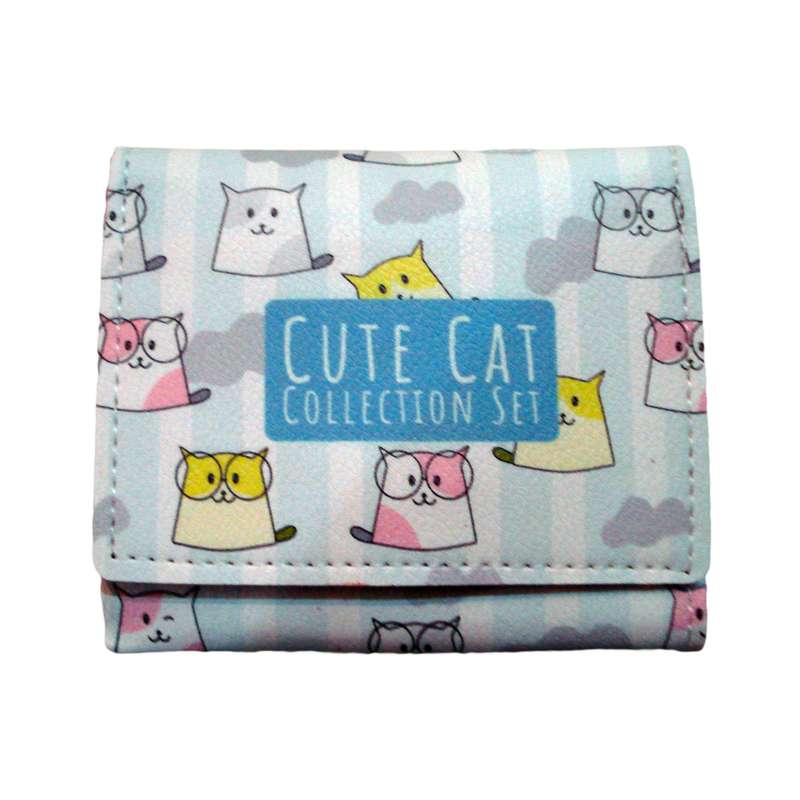 کیف پول دخترانه مدل cute cat کد 1000
