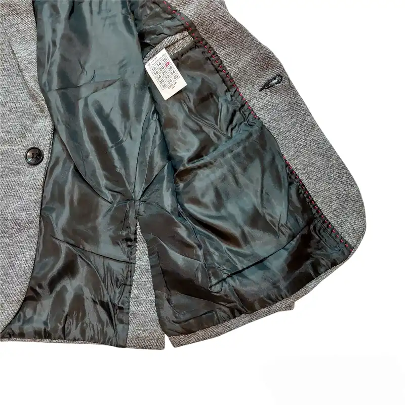 کت تک پسرانه مدل ASH546 رنگ طوسی