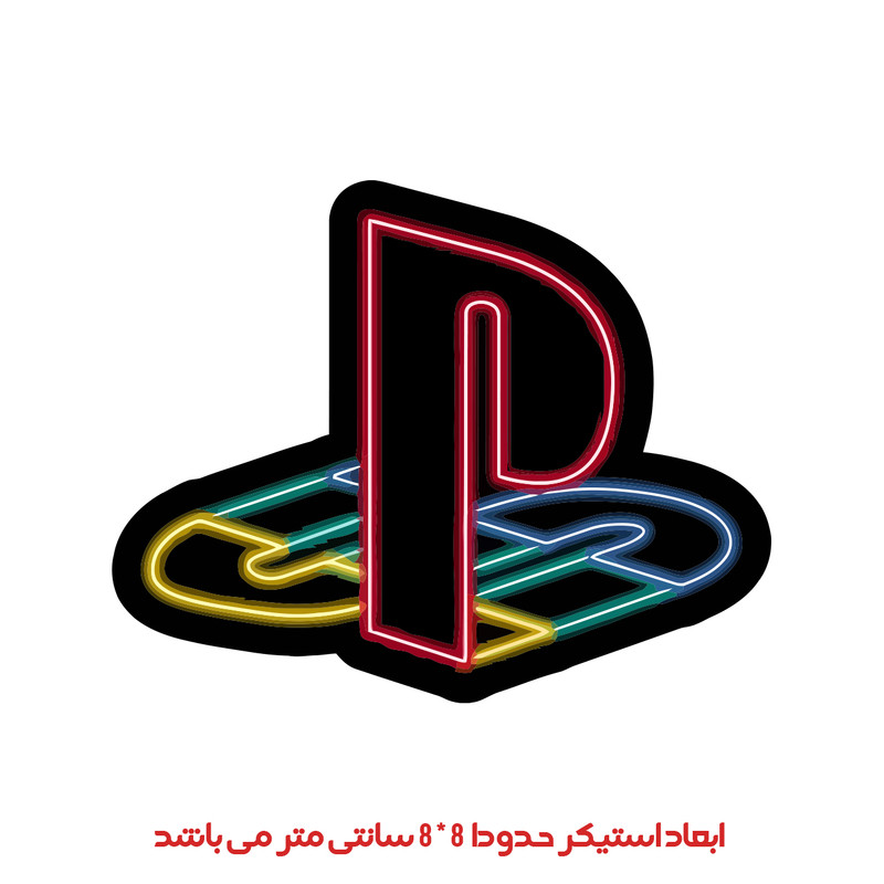 برچسب لپ تاپ پویا مارکت طرح پلی استیشن کد 2577