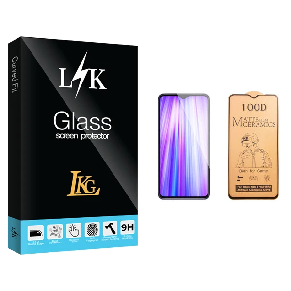 برای محافظ صفحه نمایش سرامیکی ال کا جی مدل LK Glass مناسب گوشی موبایل شیائومی Redmi Note 8 Pro