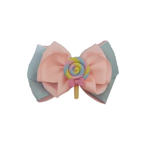 گیره مو دخترانه مدل یونیکورن آبنباتی کد A3