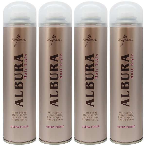 اسپری چسب مو آلبورا مدل Ultra Forte حجم 250 میلی لیتر مجموعه 4 عددی