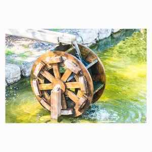 کاغذ دیواری طرح آسیاب چوبی مدل صدای آب کد AR304087