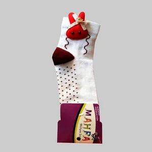 جوراب دخترانه مهپا مدل عروسکی