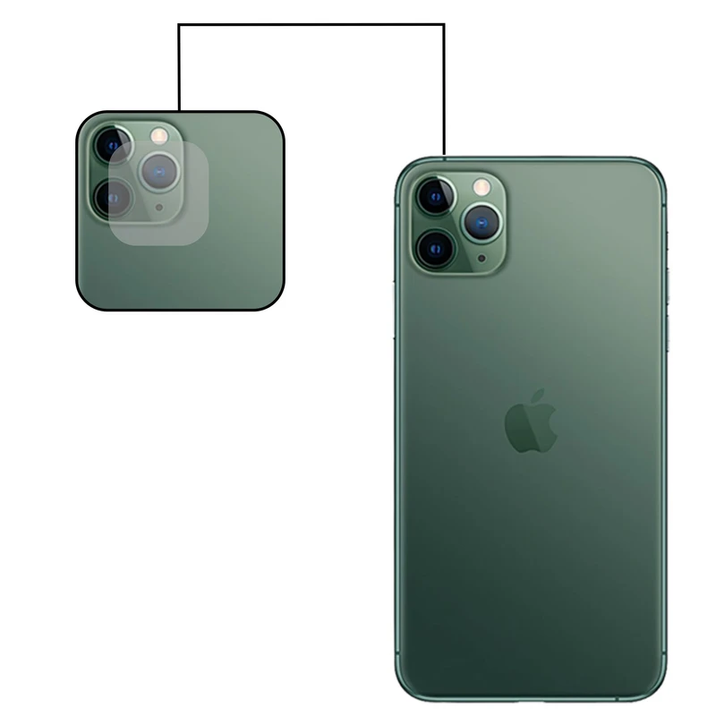 محافظ لنز دوربین بتر مدل B-T مناسب برای گوشی موبایل اپل iphone 11 PROMAX