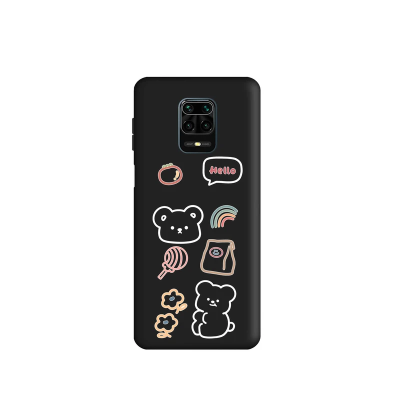 کاور طرح خرس کیوت کد m2811 مناسب برای گوشی موبایل شیائومی Redmi Note 9S / Redmi Note 9 Pro