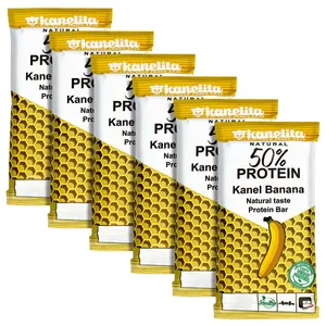 پروتئین بار گیاهی کنل موز کنلیتا - 45 گرم بسته 6 عددی