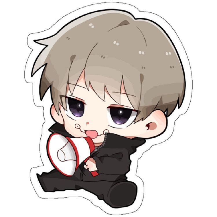 استیکر لپ تاپ مدل Chibi Inumaki Jujutsu Kaisen