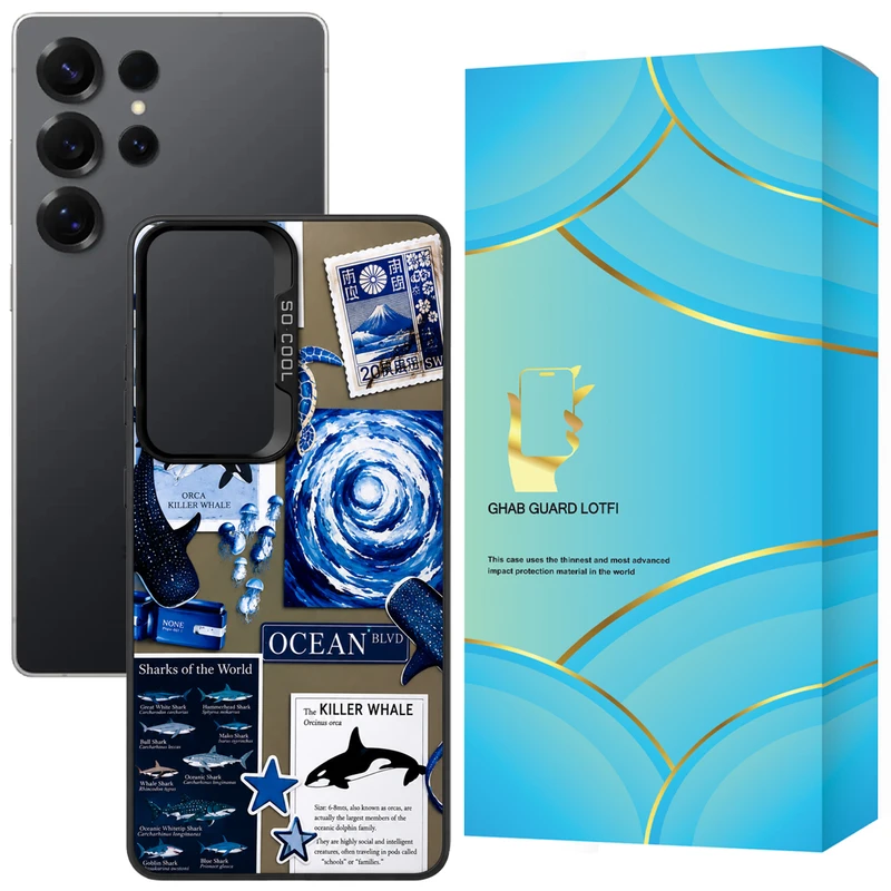کاور قاب گارد لطفی مدل SOCOCEN مناسب برای گوشی موبایل سامسونگ Galaxy S25 Ultra 5G