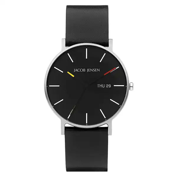 ساعت مچی عقربه ای جیکوب جنسن مدل Timeless Nordic 162