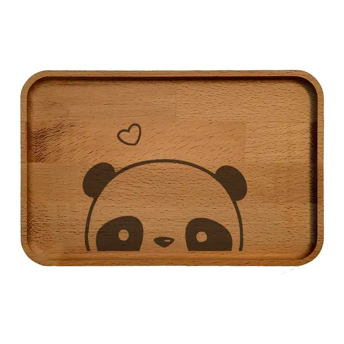 سینی چوبی مدل پاندا 01019