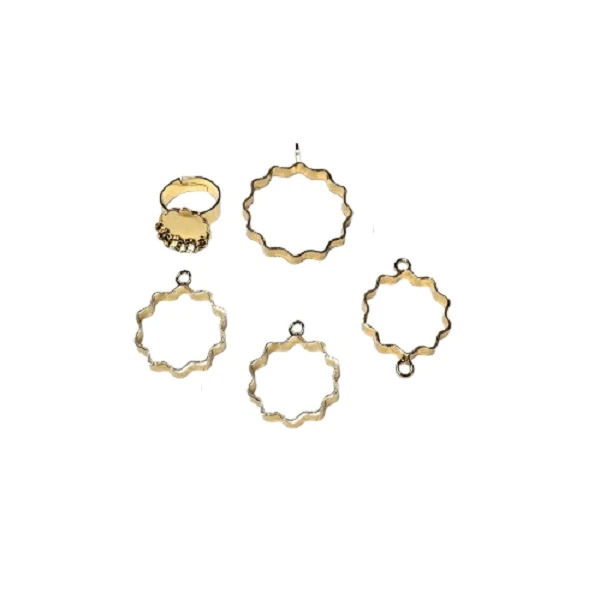 قاب رزین اپوکسی مدل خورشیدی مجموعه 5 عددی