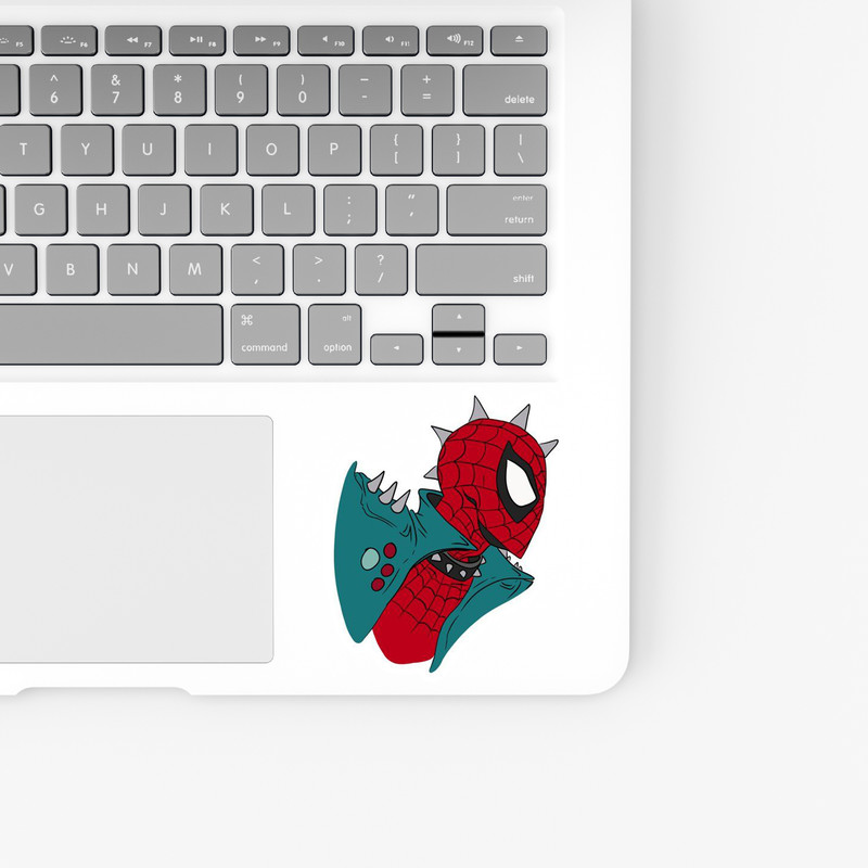 استیکر لپ تاپ و موبایل بووم طرح فیلم مدل Spider Punk کد KT38