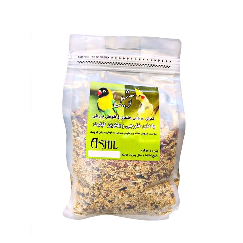 غذای طوطی سانان و عروس هلندی و طوطی برزیلی کد 001 وزن 1000 گرم