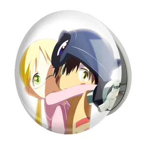 آینه جیبی خندالو طرح ریگ و ریکو انیمه ساخته شده در پرتگاه مدل تاشو کد 24352 