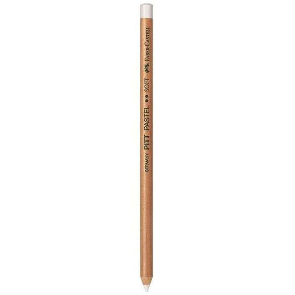 مداد پاستل سفید فابر کاستل مدل Pitt - سفید نرم