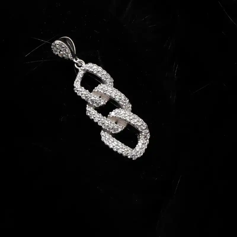 آویز گردنبند نقره زنانه مدل AMT_M025