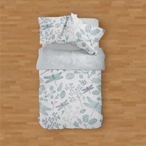 سرویس روتختی مدوپد طرح سنجاقک‌ها در زمستان مدل PAT00234 یک نفره 4 تکه