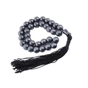 تسبیح بازرگانی میلادی مدل سنگ حدید طرح کلاسیک کد T_404