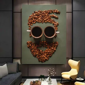  پوستر پارچه ای طرح فنجان مدل قهوه کد BK24040