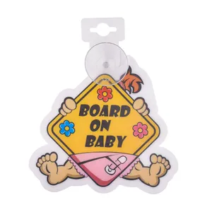 برچسب بدنه خودرو مدل بیبی آن بورد طرح دختر