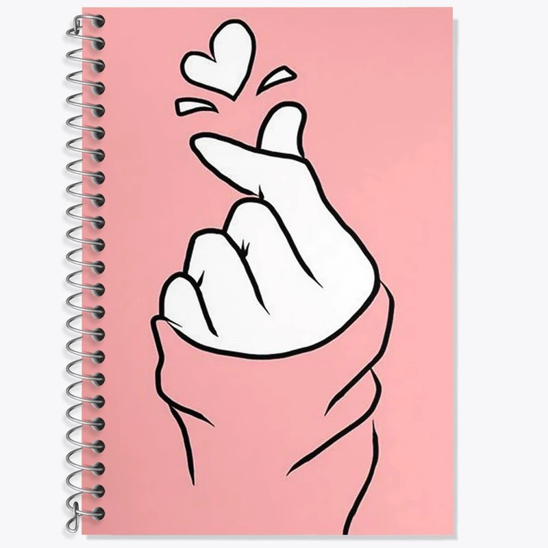 دفتر لغت 50 برگ خندالو مدل عاشقانه کد 1889