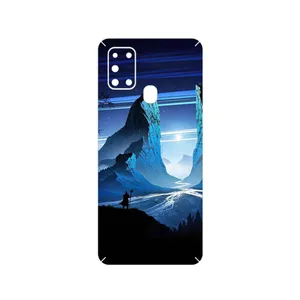 MAHOOT Blue Mountains Digital Art Cover Sticker for Samsung Galaxy A21s