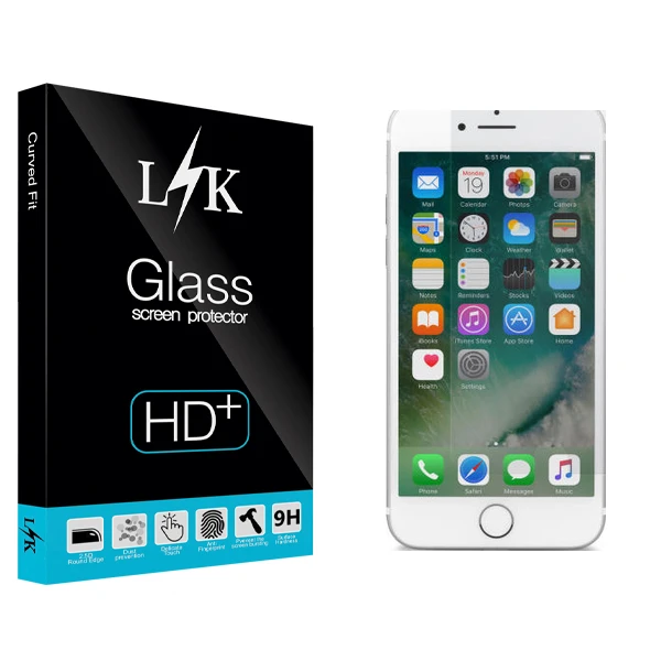 محافظ صفحه نمایش نایت ال کی مدل +HD مناسب برای گوشی موبایل اپل IPhone 7 PLUS / 8 PLUS