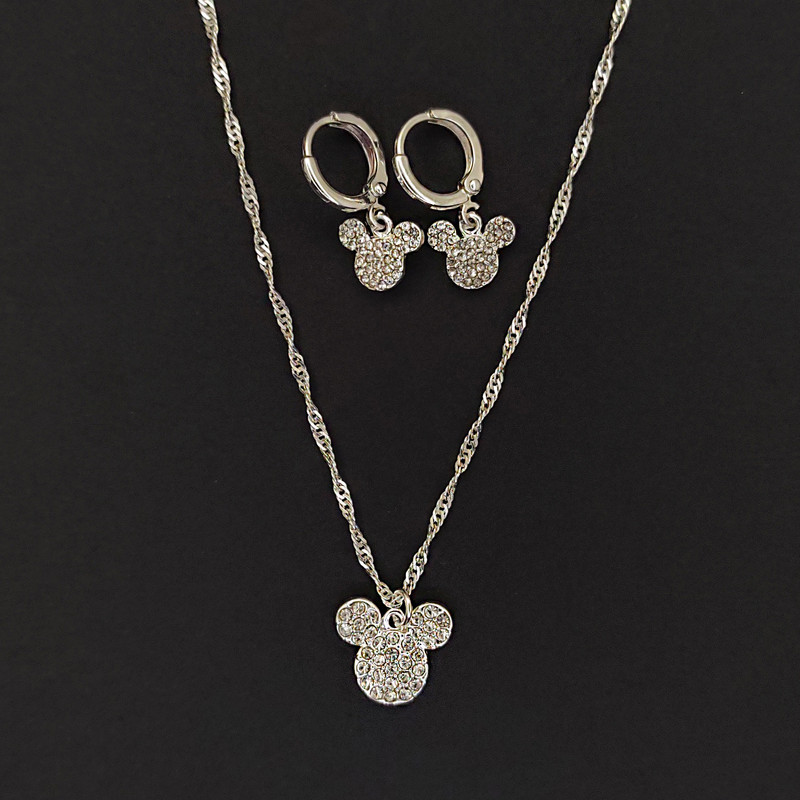 نیم ست دخترانه دیزنی مدل میکی موس نگین دار کد 02 نیم ست دخترانه دیزنی مدل میکی موس نگین دار کد 02