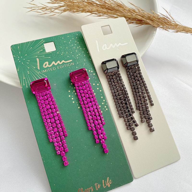 گوشواره زنانه آی ام مدل جواهری