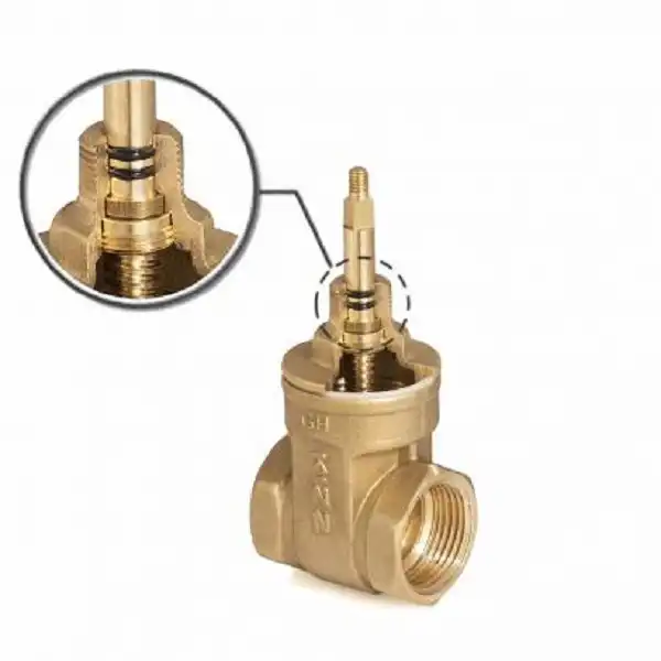 شیر فلکه کیز ایران مدل برنجی کشویی  1/2 اینچ