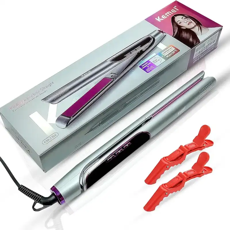 اتو و حالت دهنده ی مو کیمی مدل km-2302