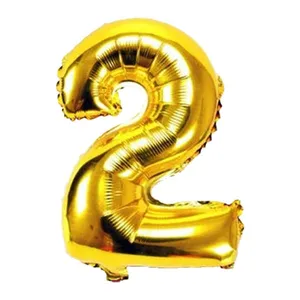 بادکنک فویلی مدل عدد 2 کد 40 EXTRA LARGE NUMBER