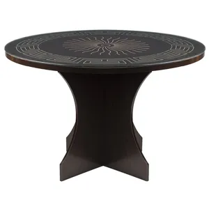 میز ناهار خوری صنایع چوب قائم کد K305 سایز 120 × 120