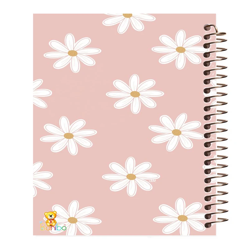 دفتر مشق 100 برگ سیمی بانیبو مدل گل کد H 762