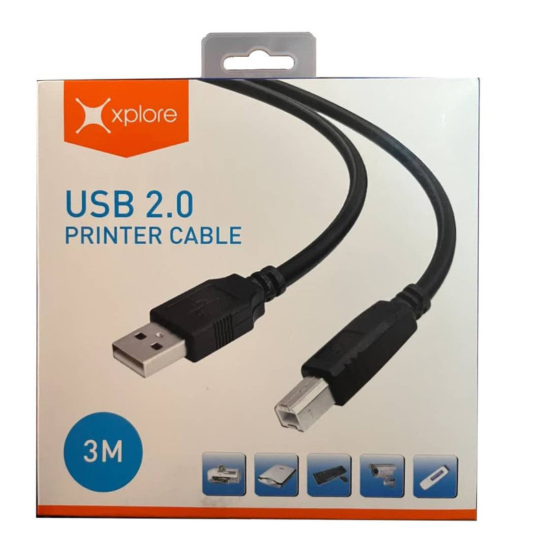 کابل پرینتر اکسپلور مدل XPPC3M طول 3 متر