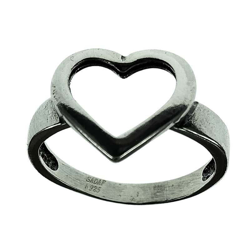 انگشتر نقره زنانه سلین کالا مدل قلب کد 187 انگشتر نقره زنانه سلین کالا مدل قلب کد 187
